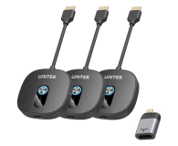 Akcesoria Unitek Bezprzewodowy transmiter HDMI 1080p, nadajnik + 2 odbiorniki